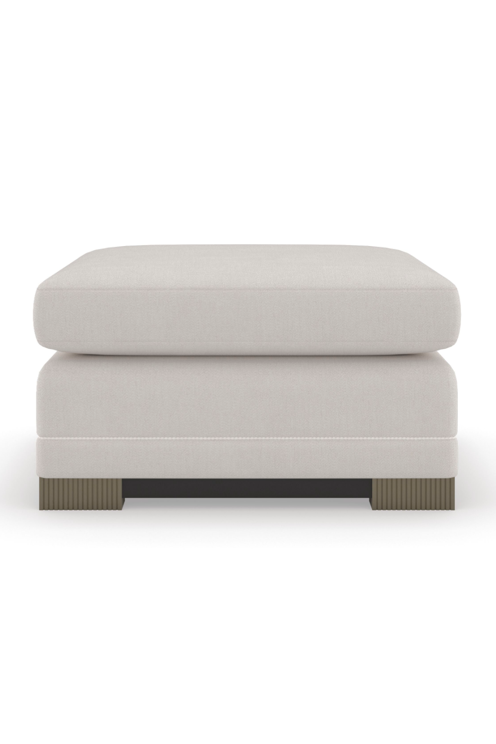 Puf Chenille Modern | Caracole Deep Retreat | Caracole.eu.com