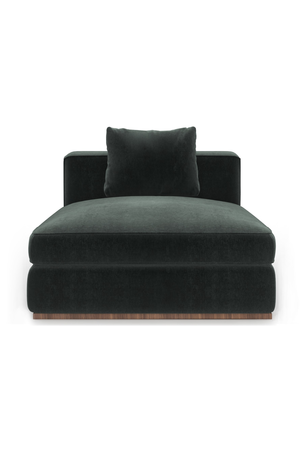 Czarna tapicerowana sofa modułowa | Caracole Bello | Caracole.eu.com