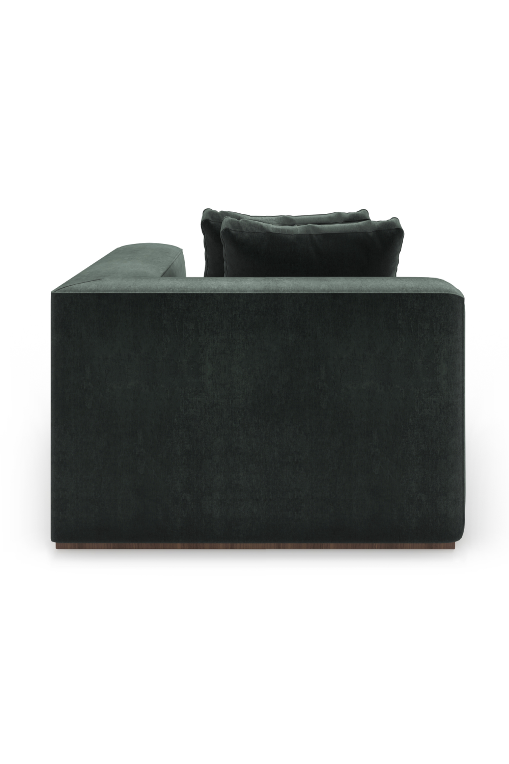 Czarna tapicerowana sofa modułowa | Caracole Bello | Caracole.eu.com
