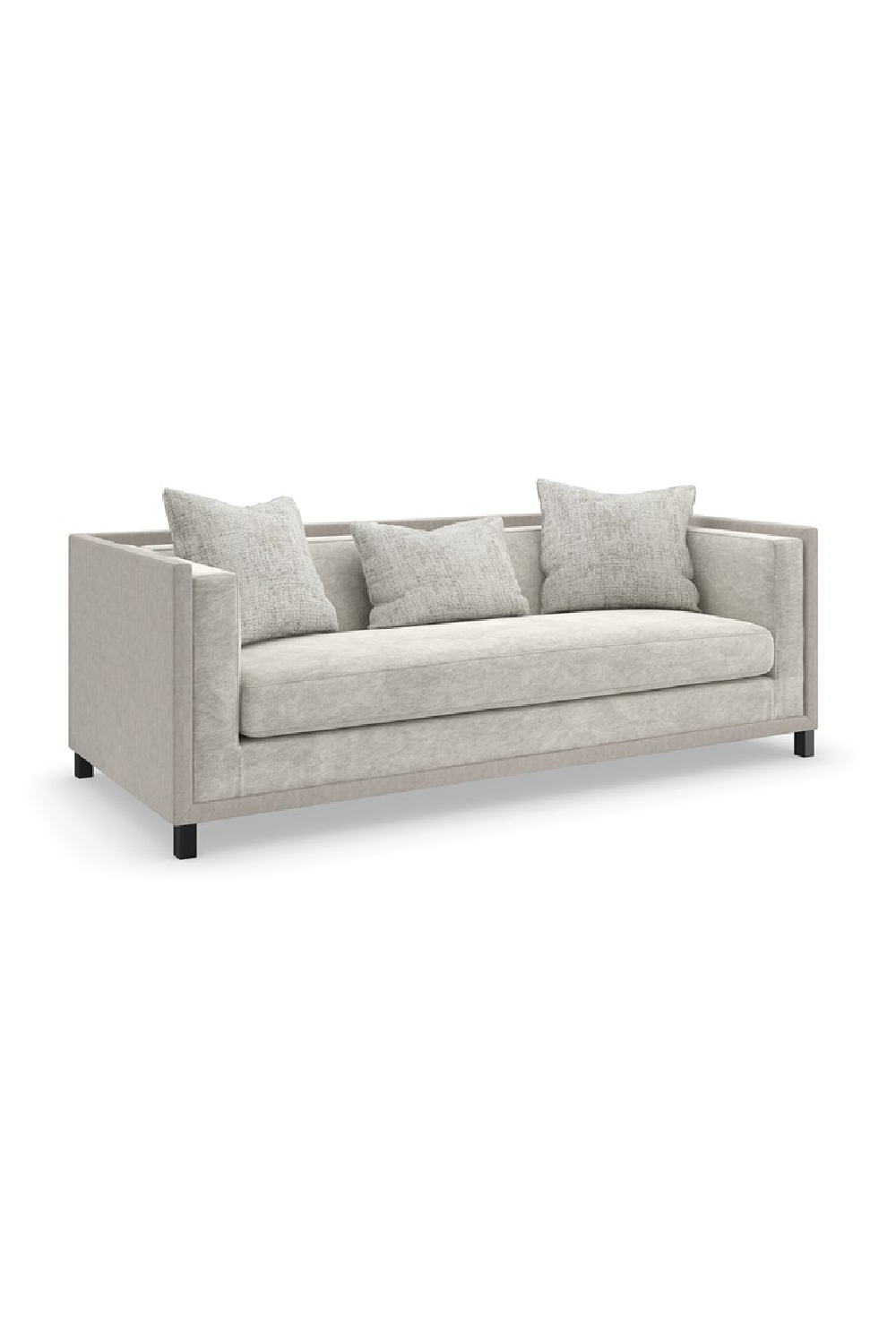 Jasnoszara sofa | Caracole Tuxedo | Caracole.eu.com