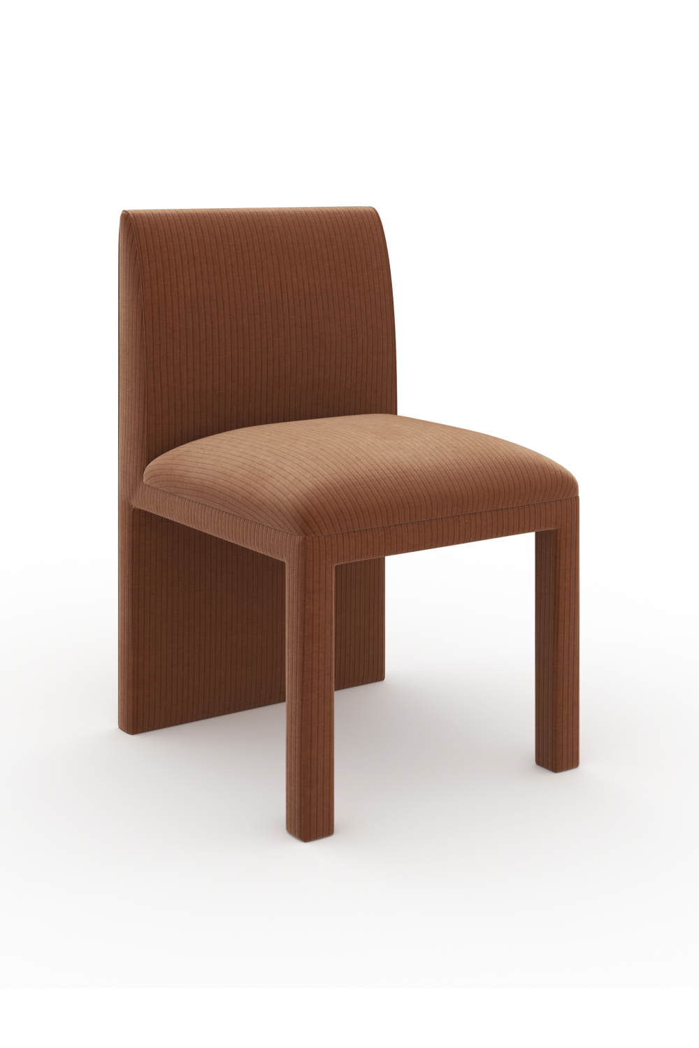 Krzesło do jadalni z aksamitu i sztruksu | Caracole Pinstripe | Caracole.eu.com