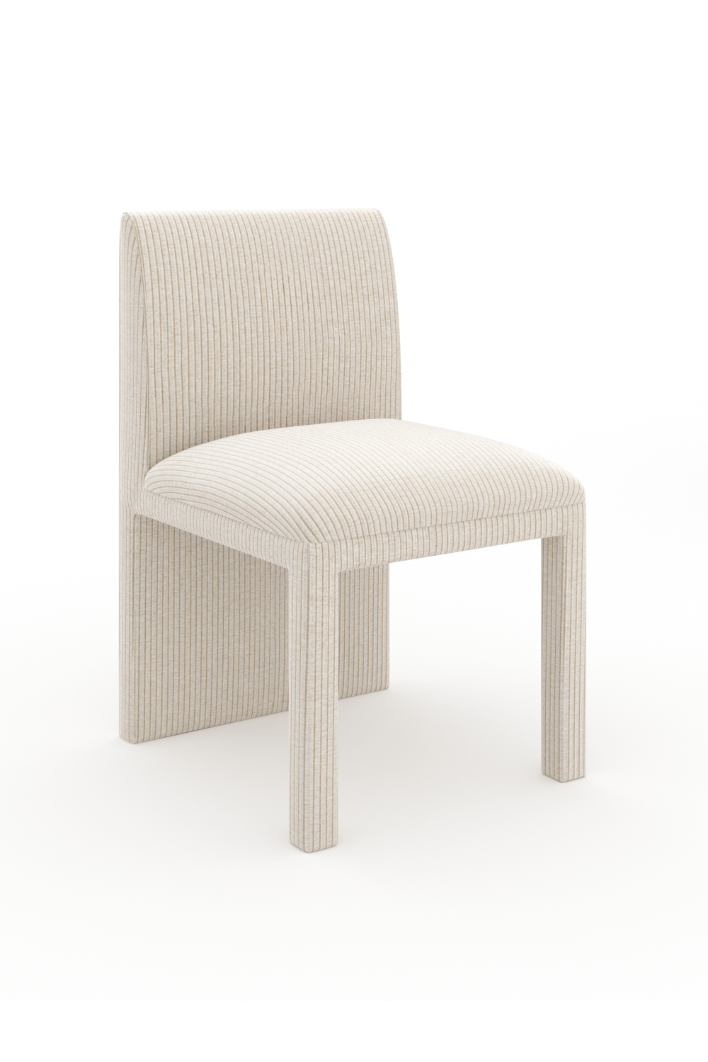 Krzesło do jadalni z aksamitu i sztruksu | Caracole Pinstripe | Caracole.eu.com