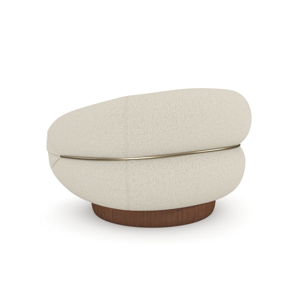 Naturalny fotel obrotowy | Caracole Smoosh