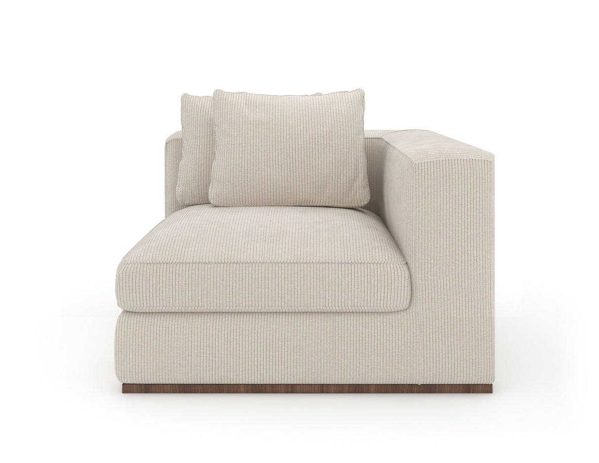 Kremowa narożna sofa klinowa | Caracole Bello