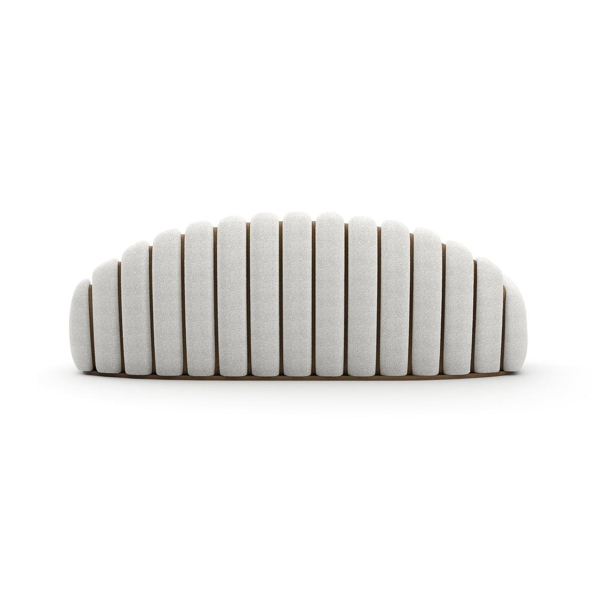 Sofa kokonowa w kolorze kości słoniowej | Caracole Chrysalis