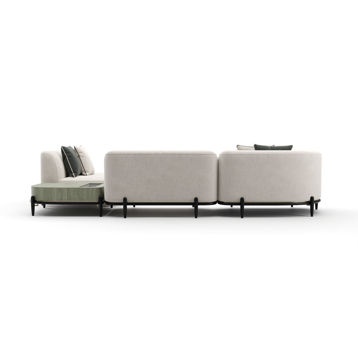 Sofa segmentowa | Caracole Madera Raf L Sekcja