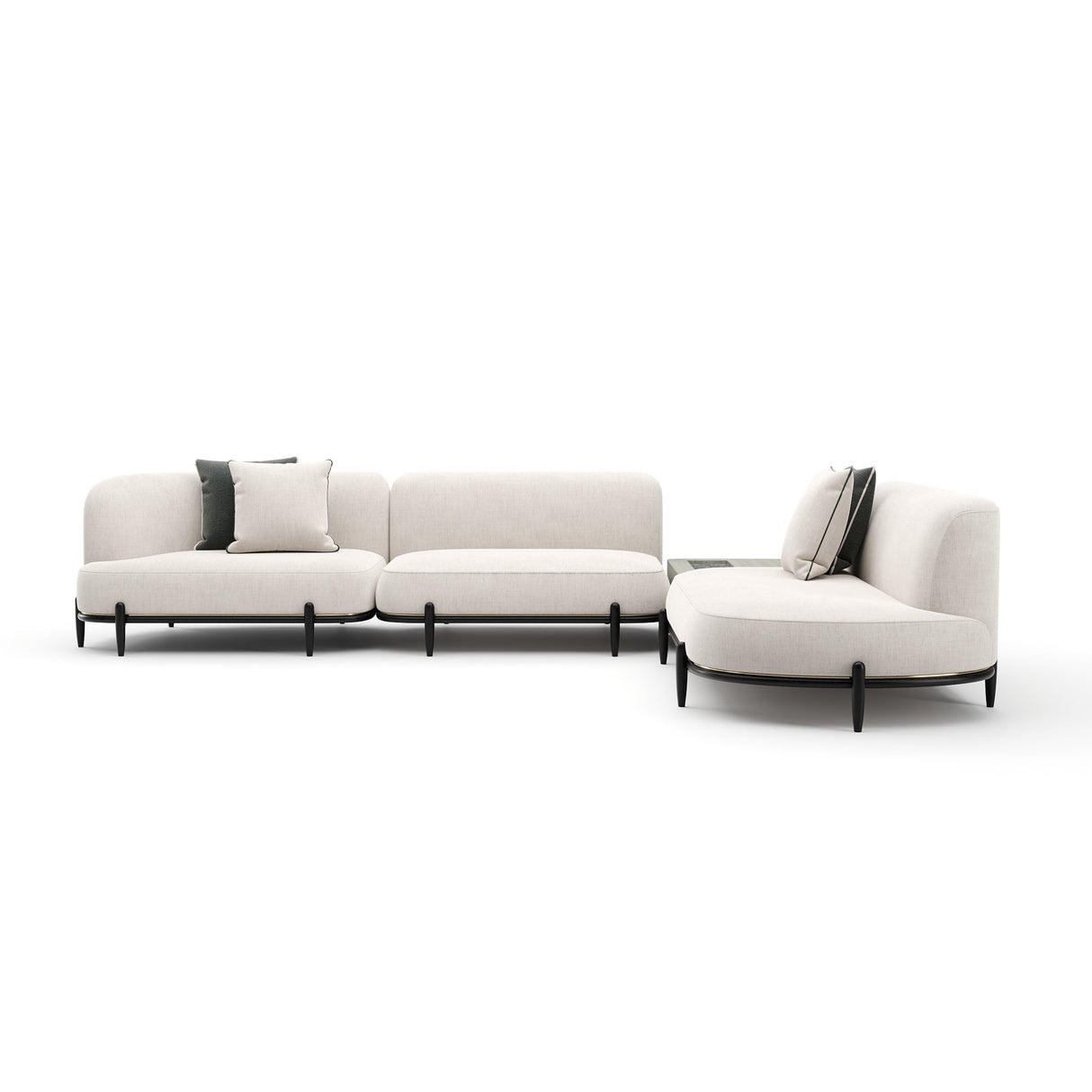 Sofa segmentowa | Caracole Madera Raf L Sekcja
