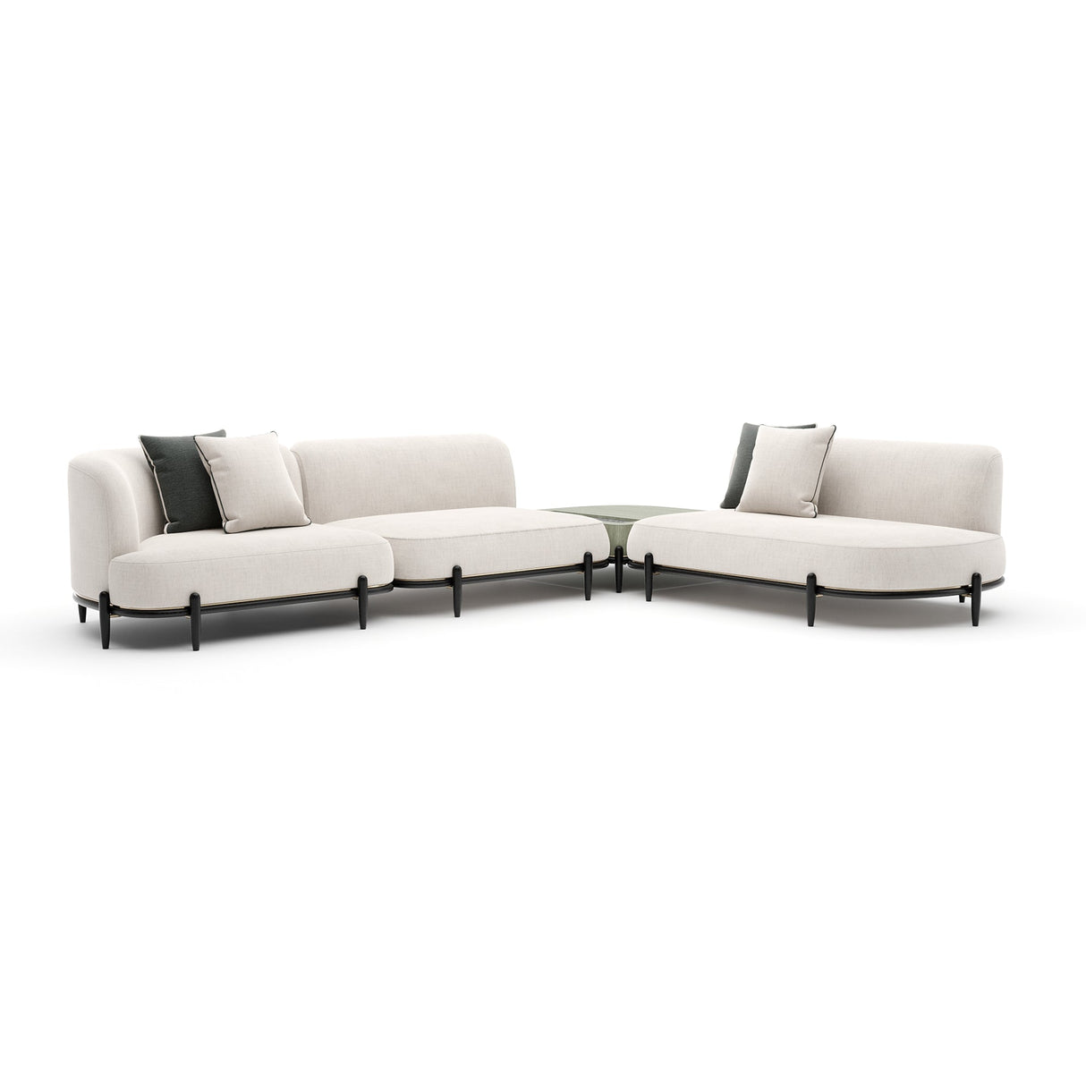 Sofa segmentowa | Caracole Madera Raf L Sekcja