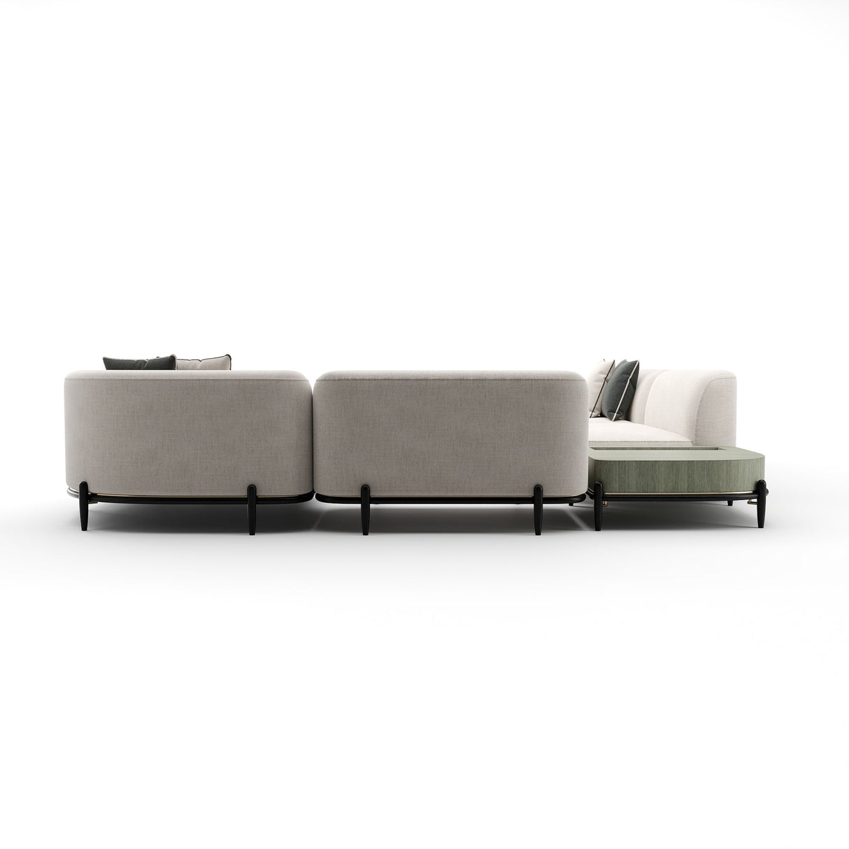 Sofa segmentowa | Caracole Madera Laf L segmentowa