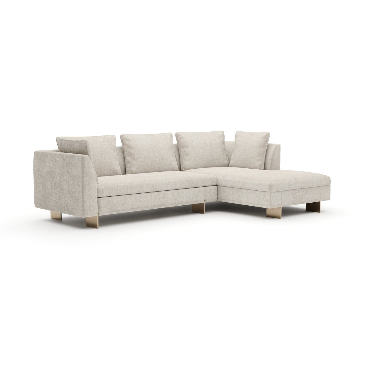 Sofa Pearl - Leżanka narożna prawa | Caracole Altura
