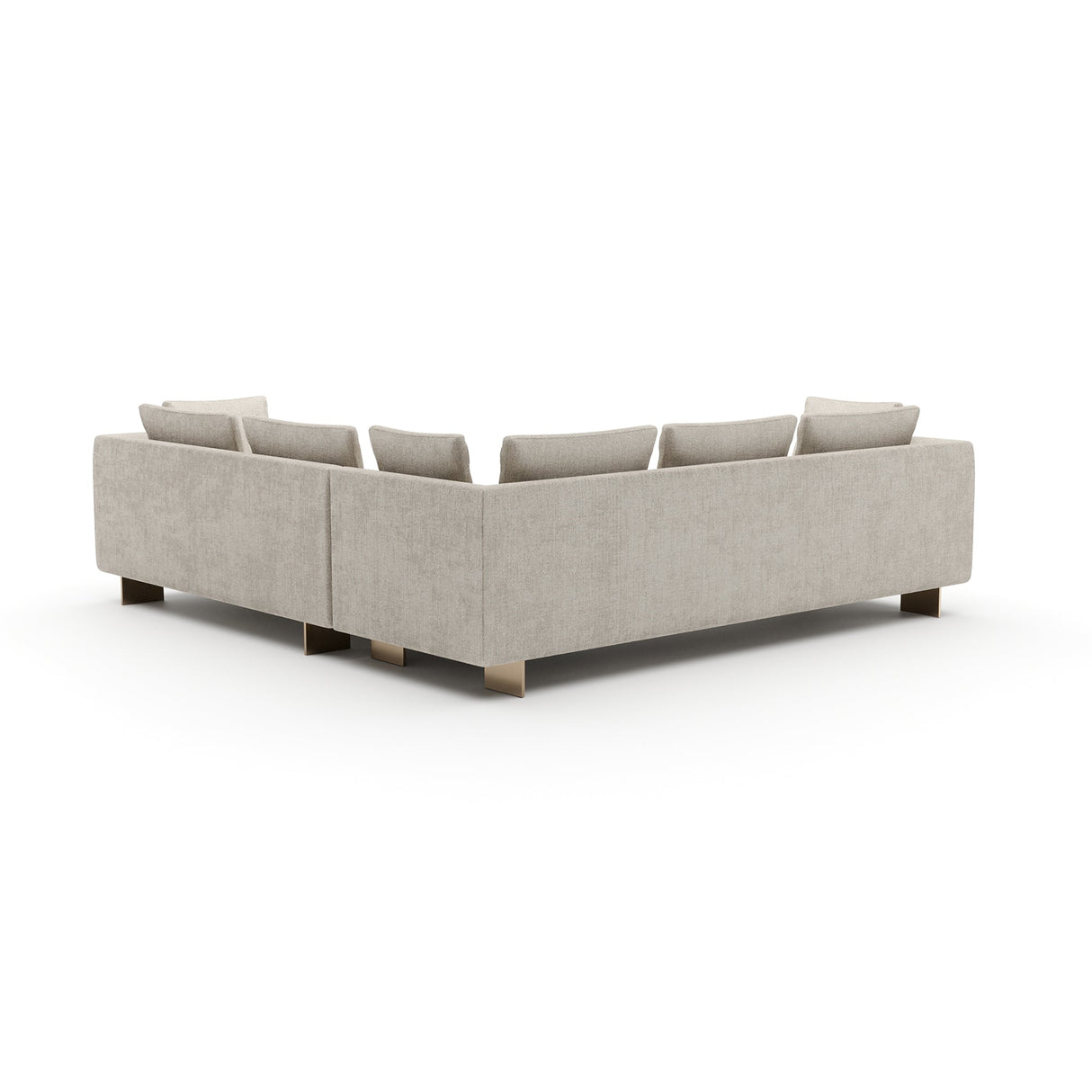 Perłowa Sofa | Caracole Altura Raf L segmentowa