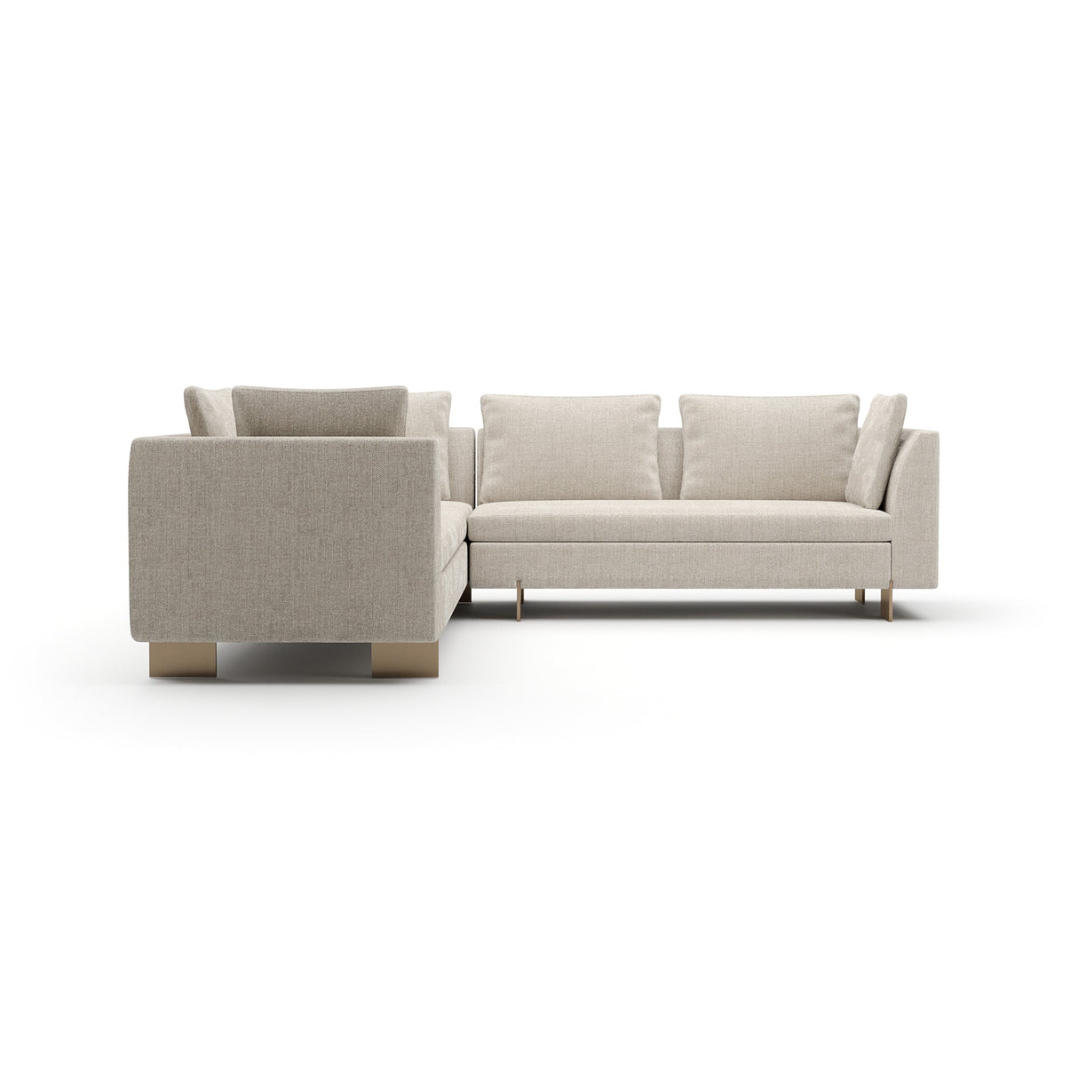 Perłowa Sofa | Caracole Altura Raf L segmentowa