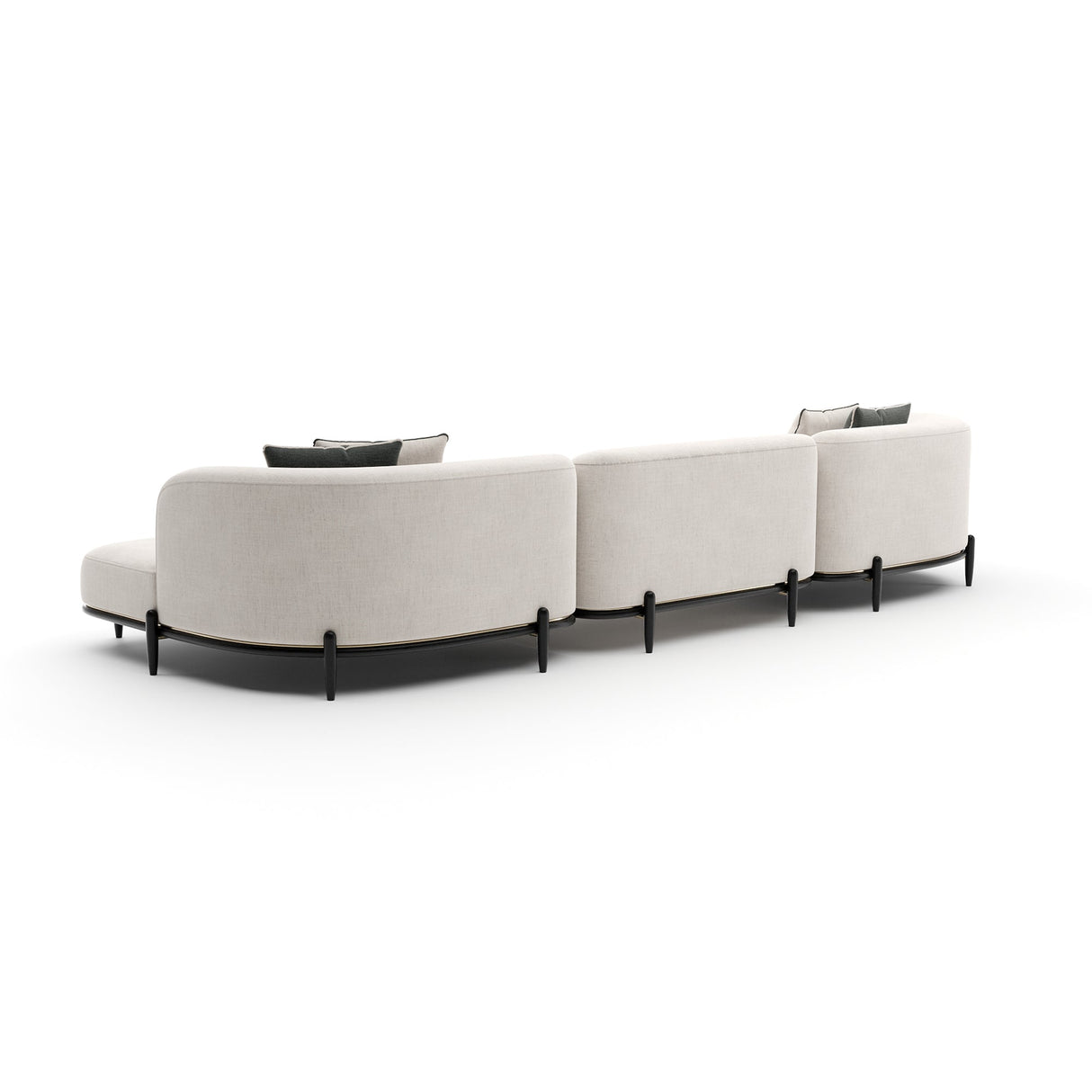 Sofa segmentowa | Caracole Madera Raf Duży segment L