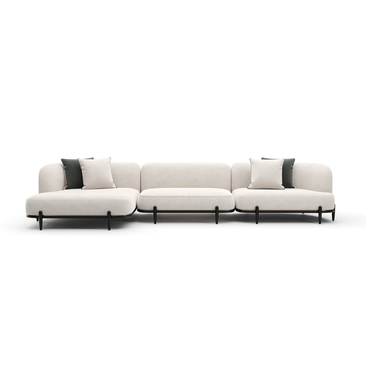 Sofa segmentowa | Caracole Madera Raf Duży segment L
