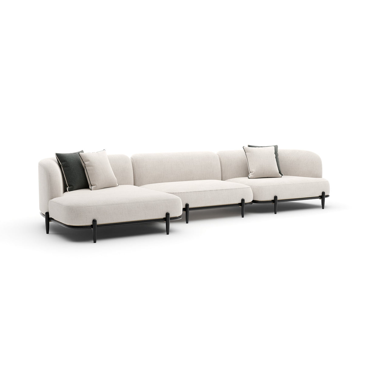 Sofa segmentowa | Caracole Madera Large RT Chaise