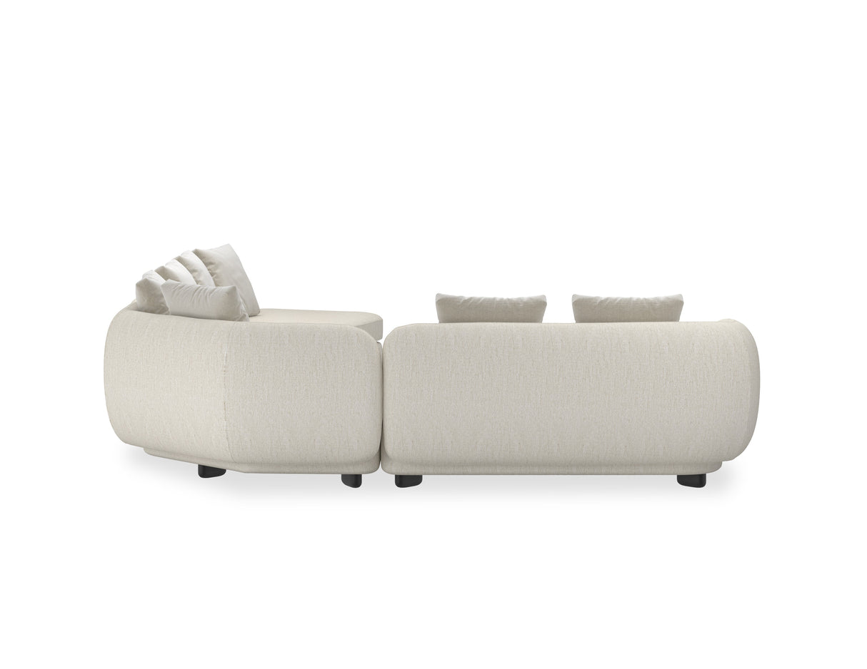 Kremowa sofa modułowa | Caracole Lumi