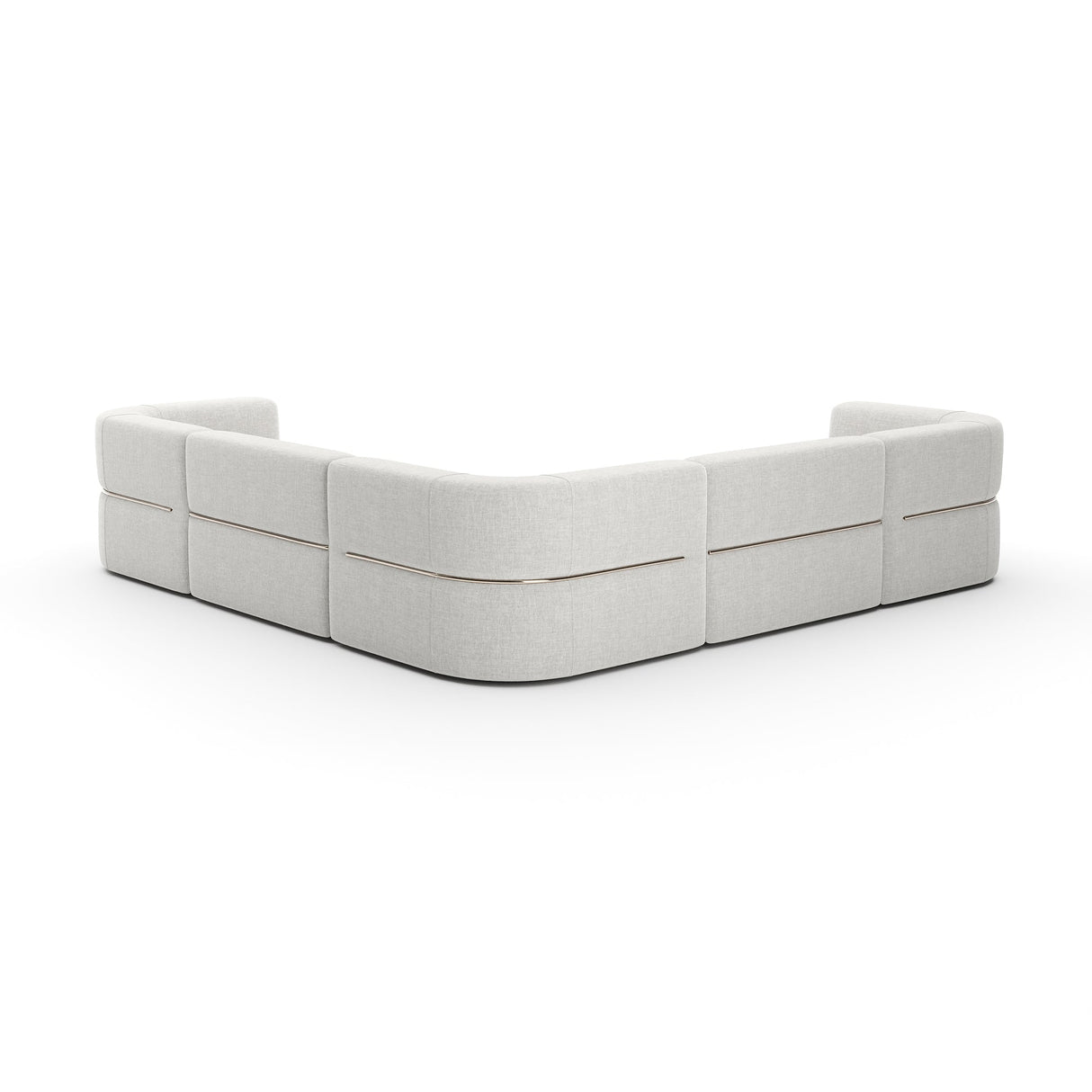 Sofa segmentowa lewa Linnen L | Rytm Carakole