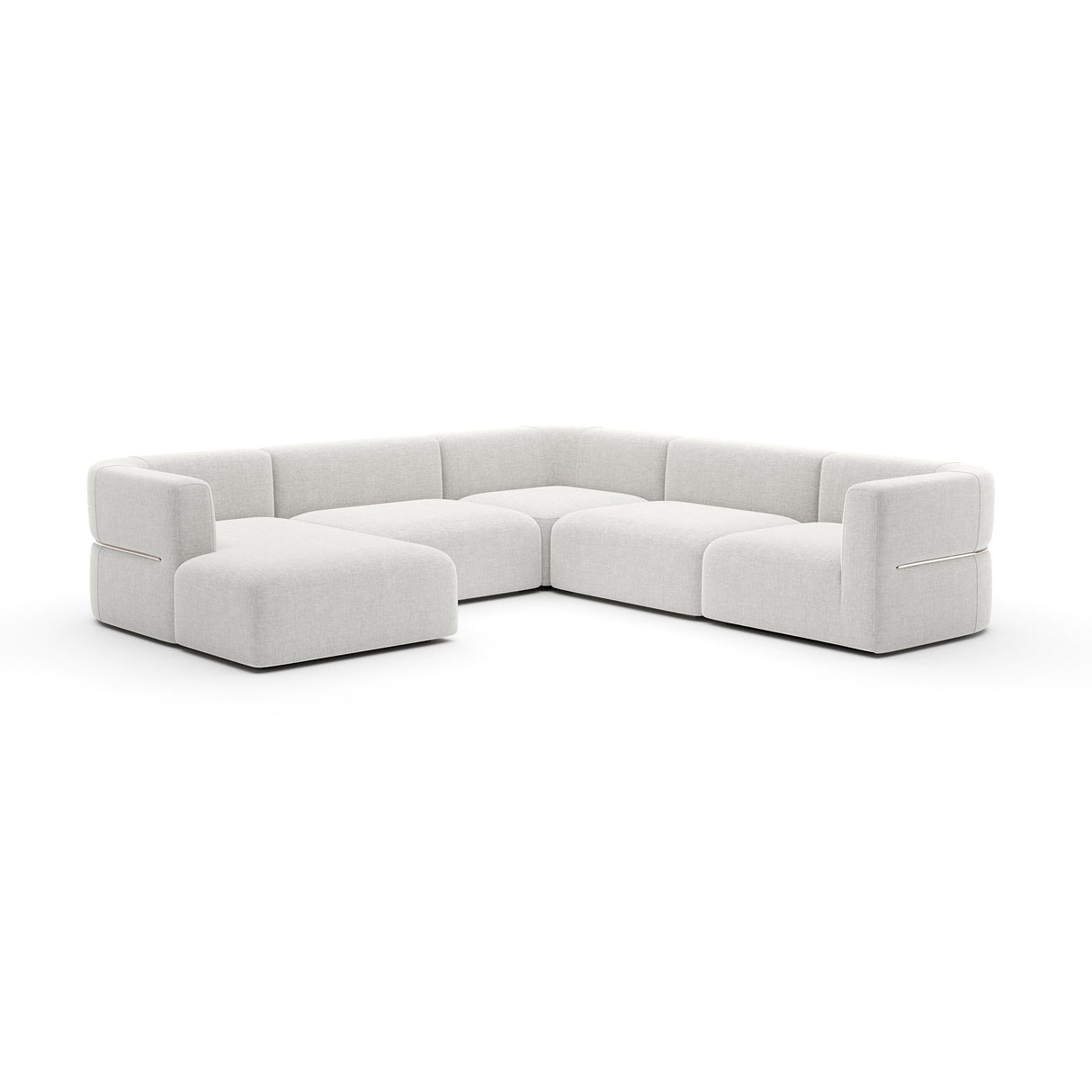 Sofa segmentowa lewa Linnen L | Rytm Carakole