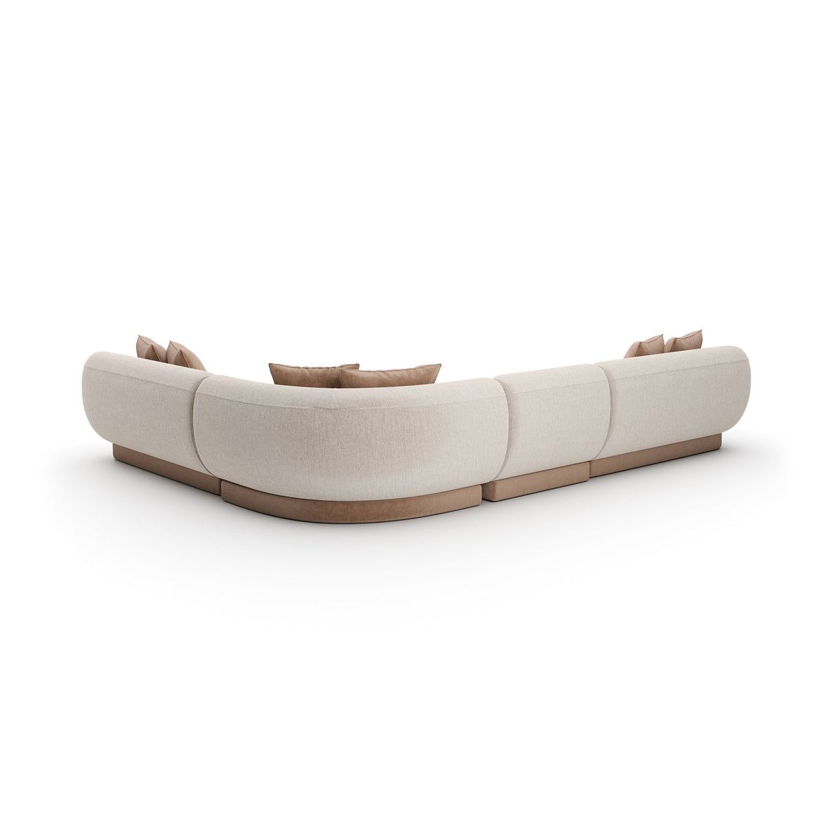 Duża sofa segmentowa Linnen L | Caracole Seta