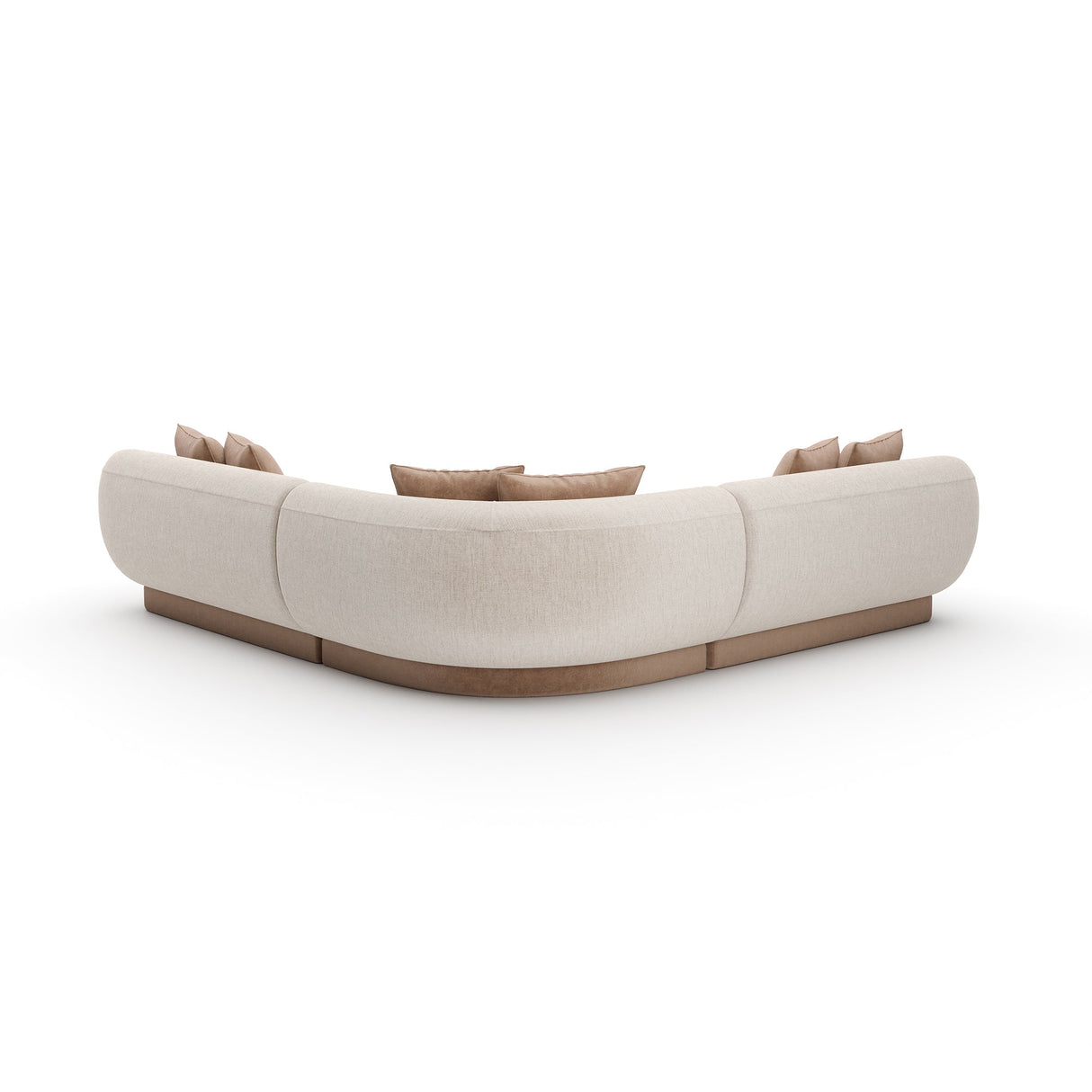 Mała sofa segmentowa Linnen L | Caracole Seta