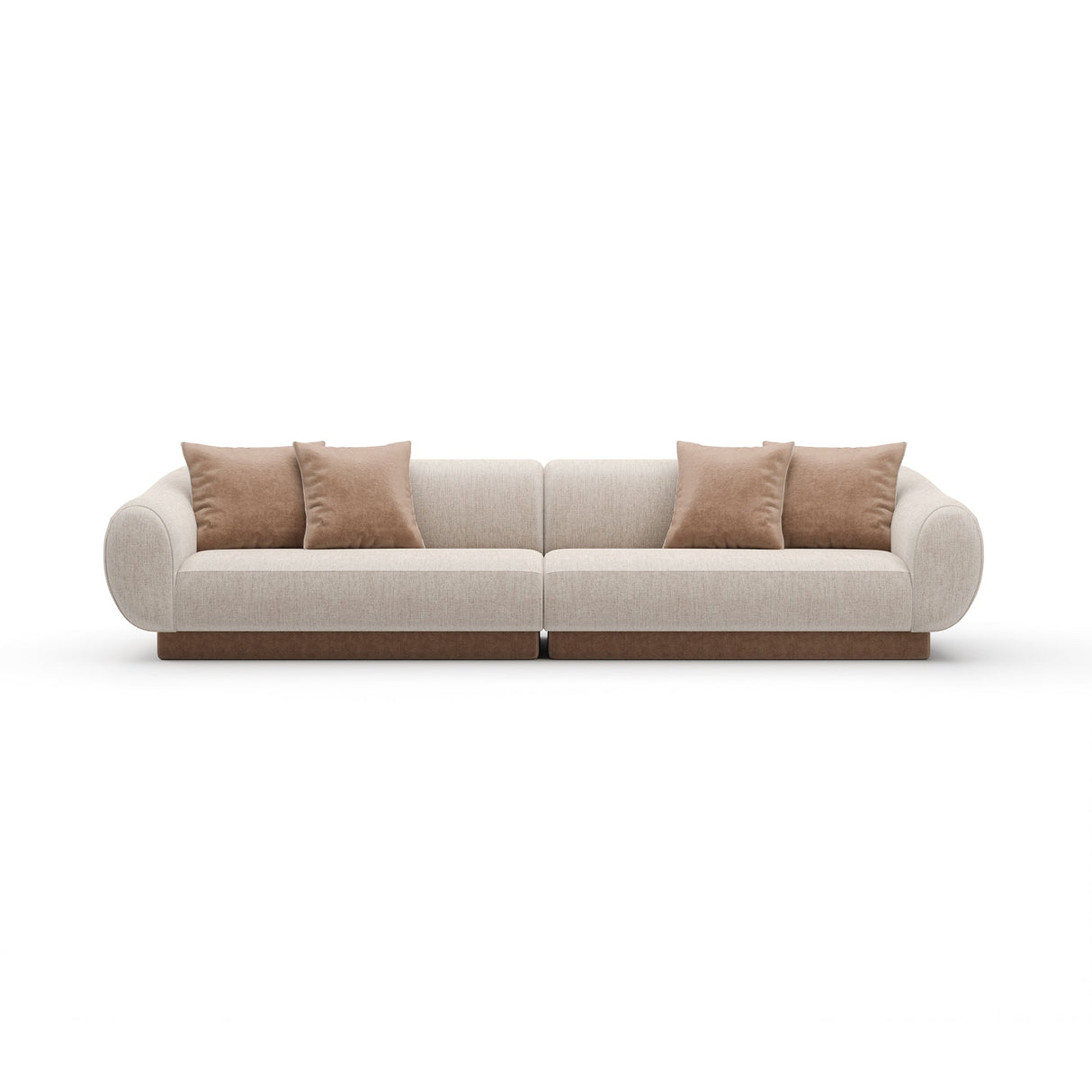 Sofa segmentowa Linnen 2 PC | Caracole Seta