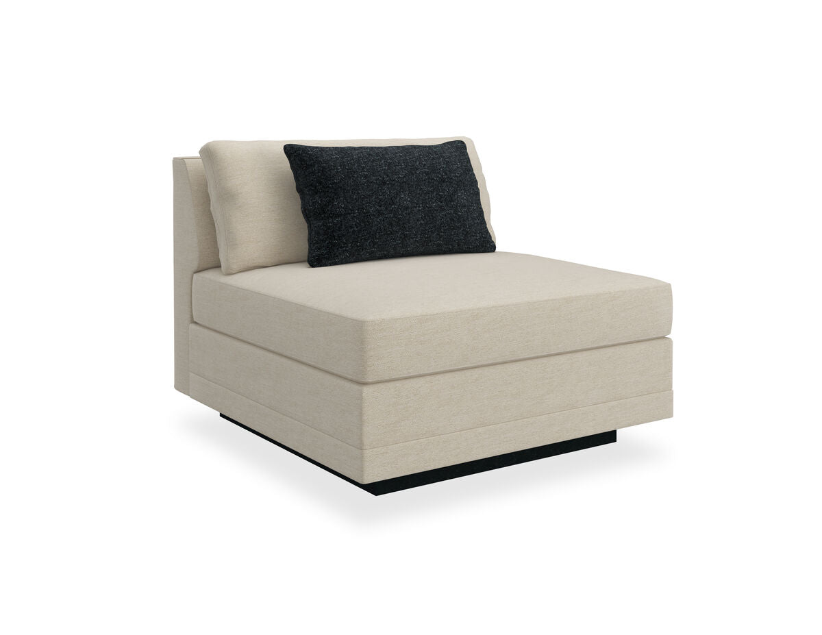 Sofa modułowa w neutralnych kolorach | Caracole Fusion