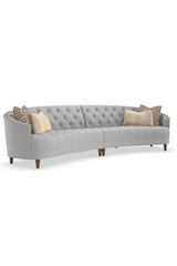 Pikowana sofa obszyta gwoździami | Caracole Laf | Caracole.eu.com