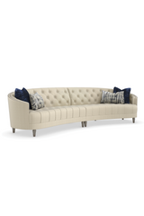 Pikowana sofa obszyta gwoździami | Caracole Laf | Caracole.eu.com