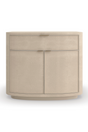 Kremowa szafka nocna Shagreen | Caracole Simply Perfect | Caracole.eu.com