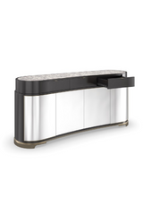 Srebrna komoda 4-drzwiowa | Caracole Glace | Caracole.eu.com