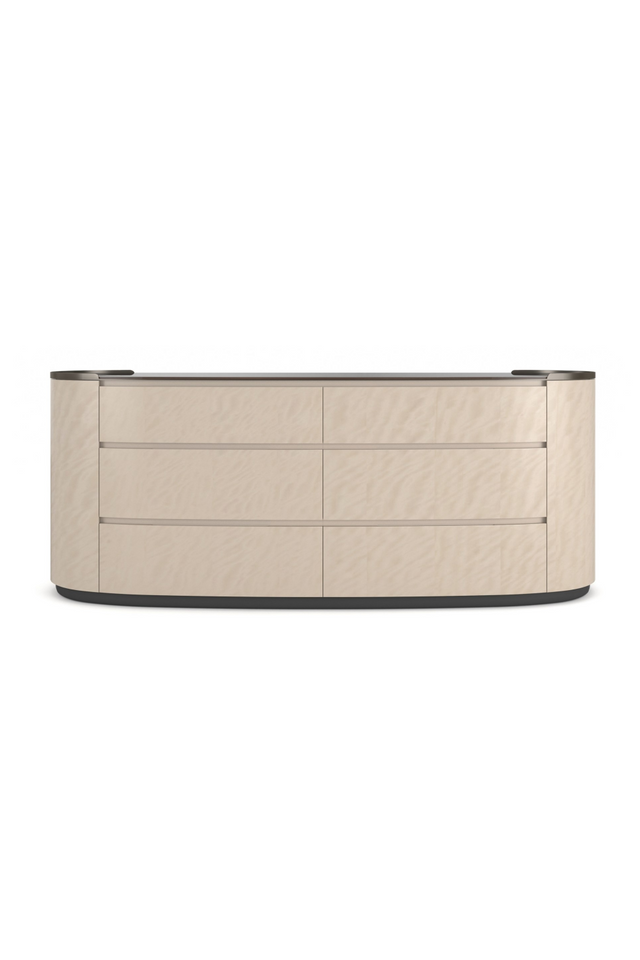 Drewniana komoda z 6 szufladami | Muza Caracole | Caracole.eu.com