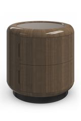 Okrągły stolik boczny z 2 szufladami | Caracole Gelee | Caracole.eu.com