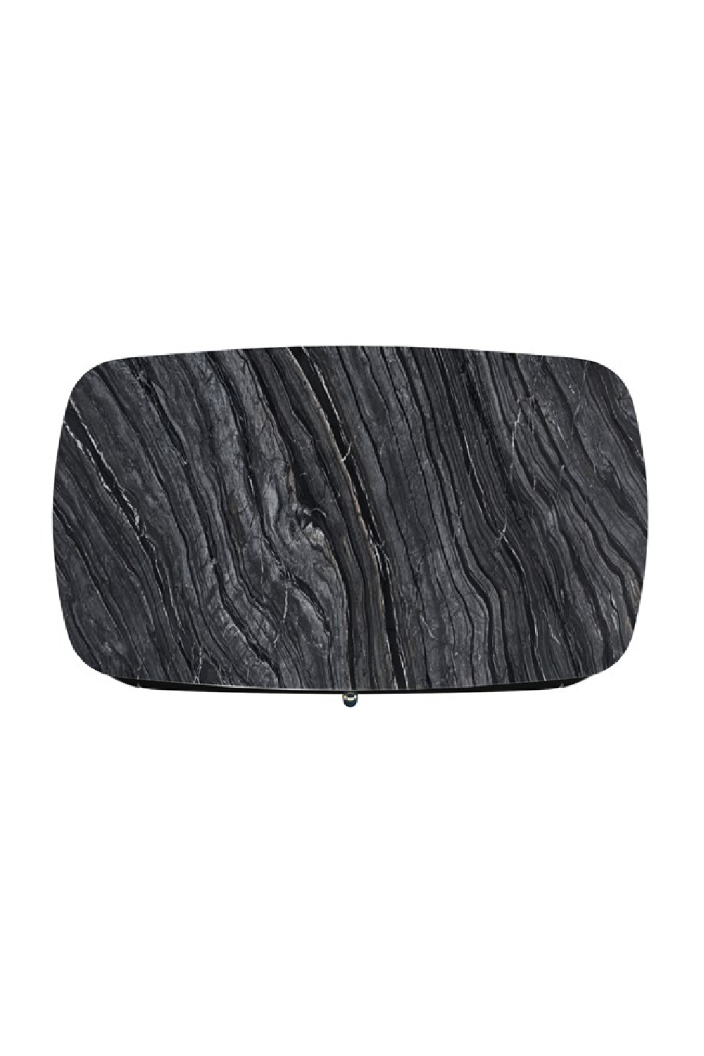 Czarna, zakrzywiona szafka nocna z 3 szufladami | Caracole Cabochon | Caracole.eu.com