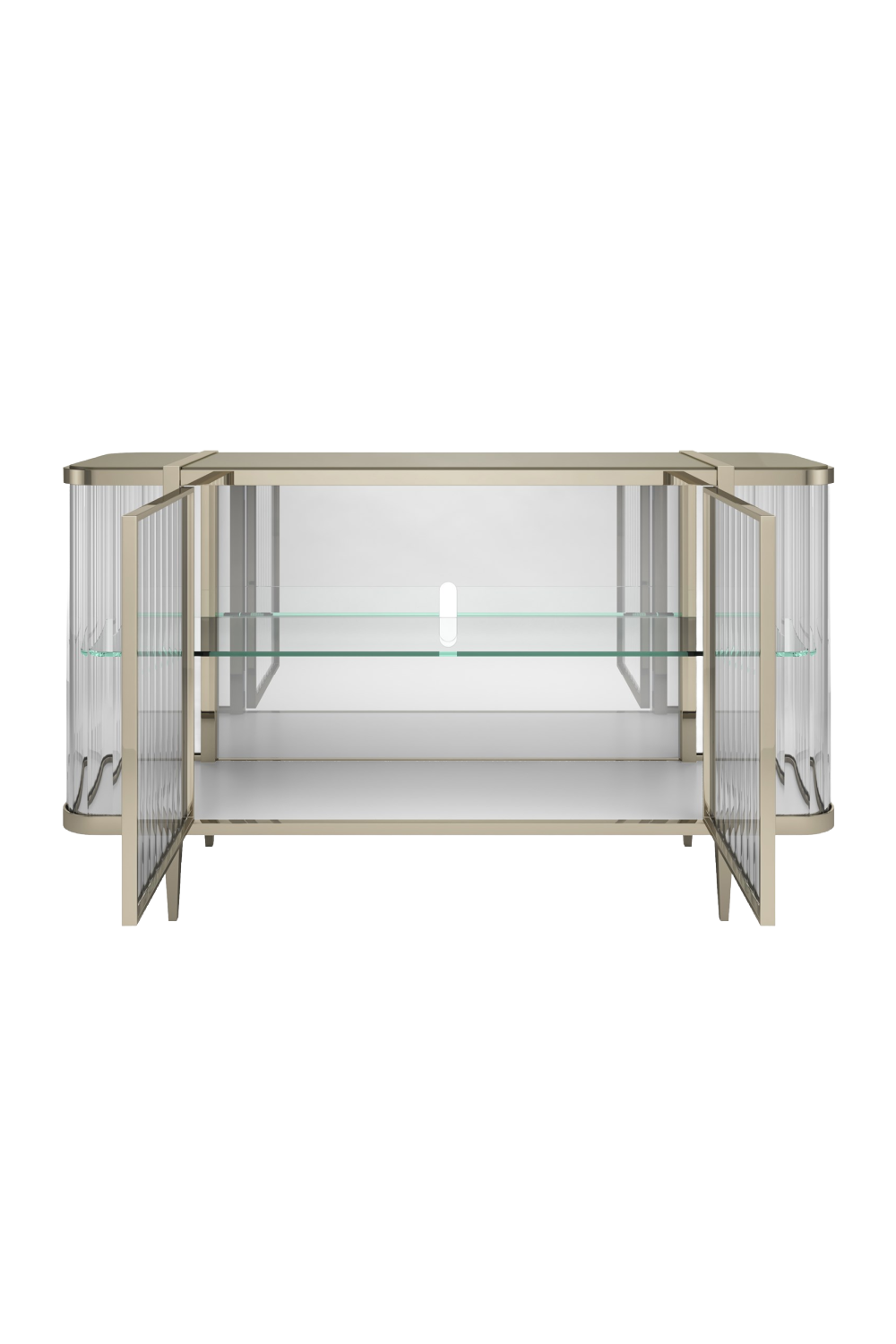Komoda Wavy Mirror z 2 drzwiami | Caracole Stop And Stare | Caracole.eu.com