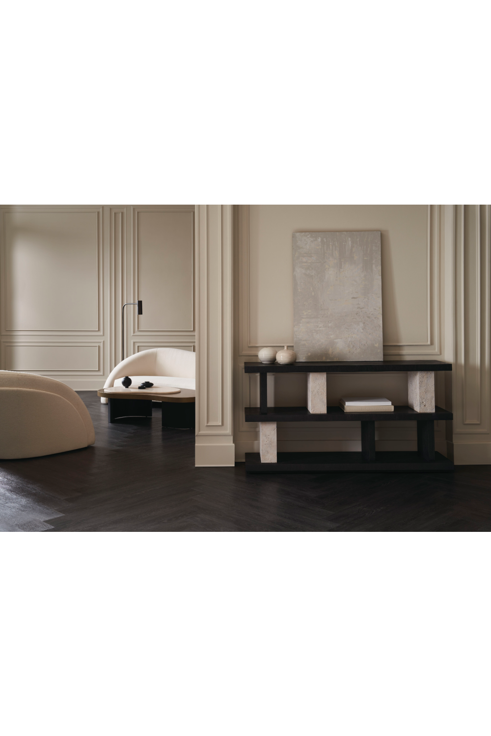 Biała sofa o swobodnym kształcie | Ruch Caracole | Caracole.eu.com