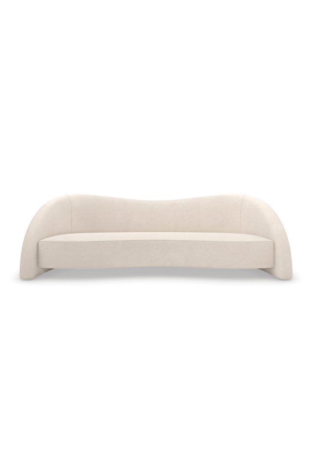 Biała sofa o swobodnym kształcie | Ruch Caracole | Caracole.eu.com