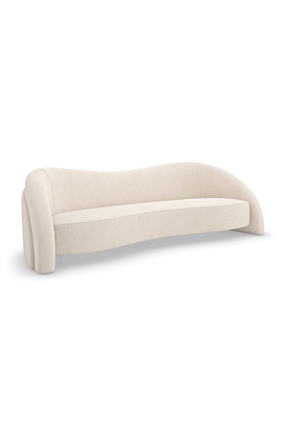 Biała sofa o swobodnym kształcie | Ruch Caracole | Caracole.eu.com