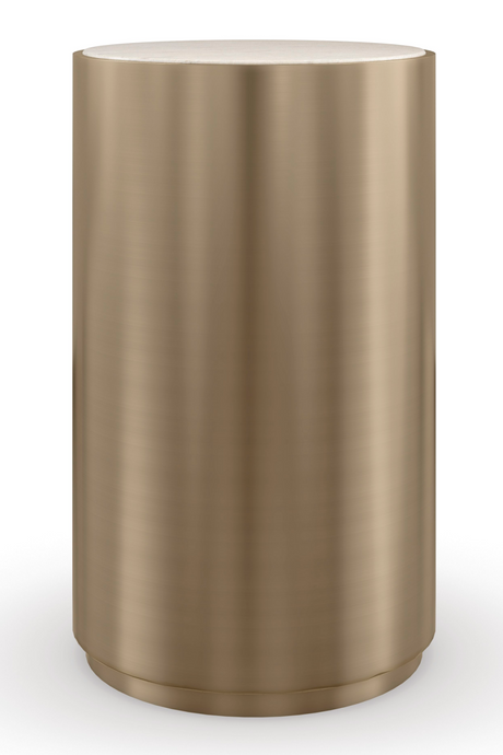 Złoty stolik punktowy Pillar | Caracole Contrast Light | Caracole.eu.com
