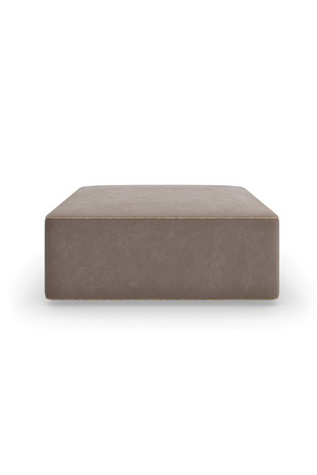 Brązowa sofa modułowa z lamówką | Caracole Marbella | Caracole.eu.com