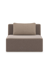 Brązowa sofa modułowa z lamówką | Caracole Marbella | Caracole.eu.com