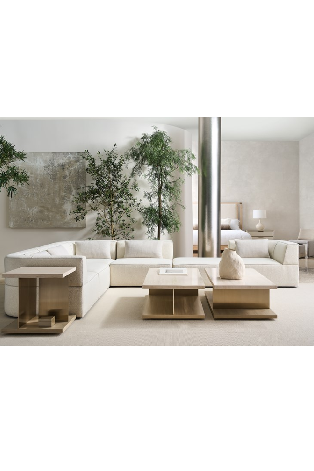 Stolik kawowy z kamiennym blatem | Caracole Republika Zielonego Przylądka | Caracole.eu.com
