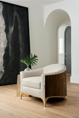 Krzesło beczkowe w stylu Mid-Century Modern | Caracole The Svelte | Caracole.eu.com