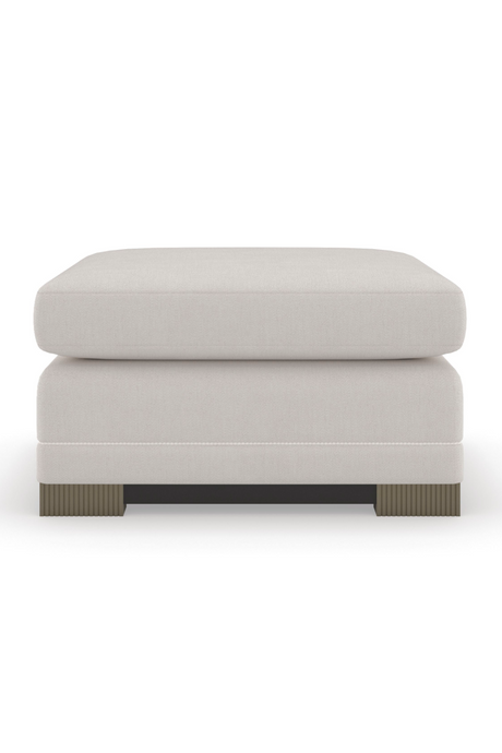 Puf Chenille Modern | Caracole Deep Retreat | Caracole.eu.com