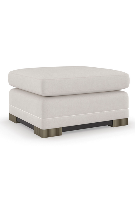 Puf Chenille Modern | Caracole Deep Retreat | Caracole.eu.com