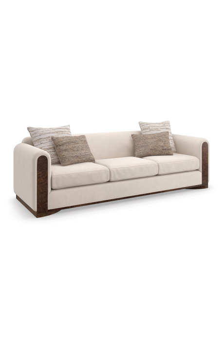 Kremowa aksamitna sofa | Caracole Dimitri | Caracole.eu.com