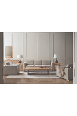 Nowoczesna sofa w neutralnych tonach | Caracole Counter Balance | Caracole.eu.com