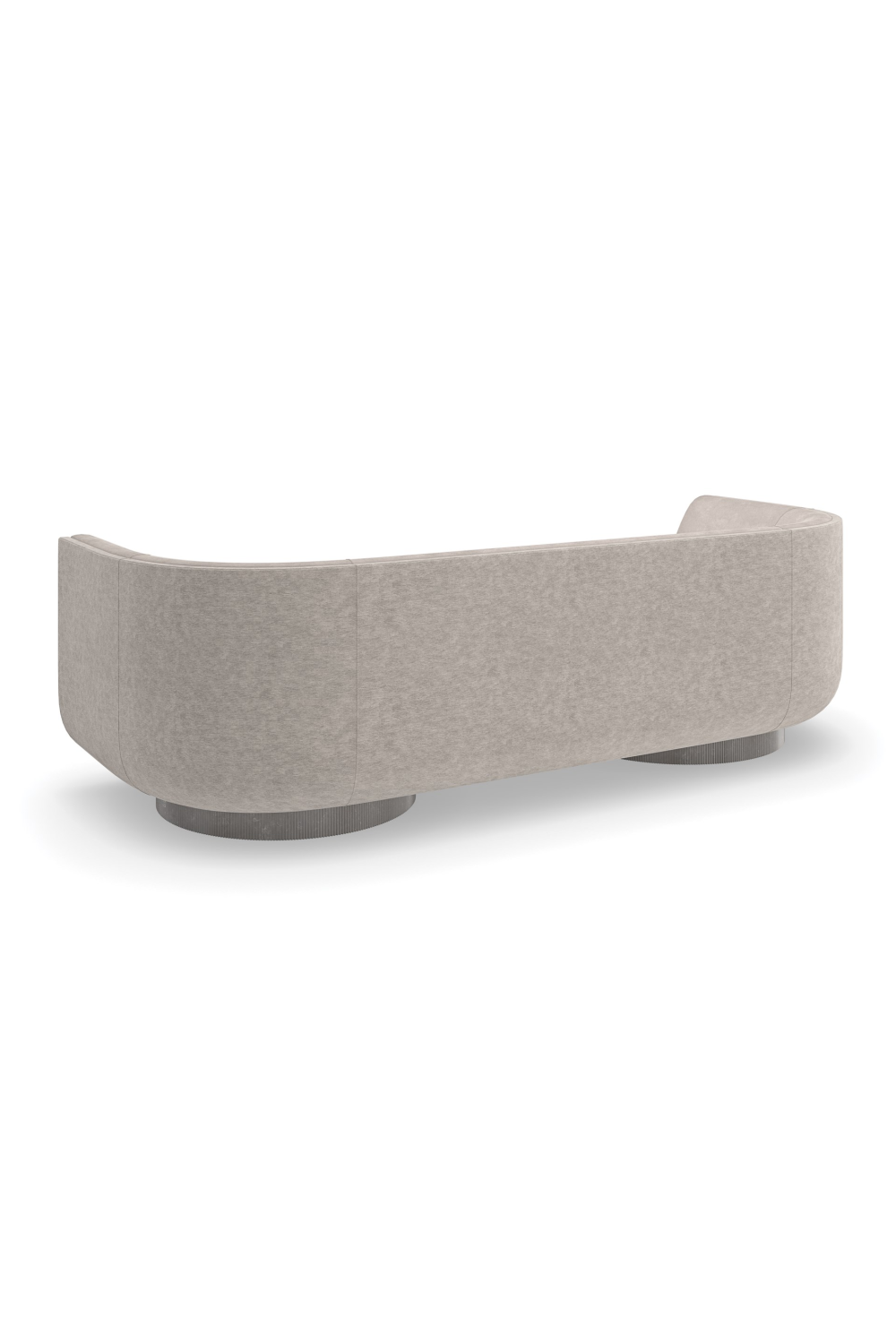 Zakrzywiona sofa w kolorze ciemnoszarym | Maszynka do strzyżenia Caracole | Caracole.eu.com