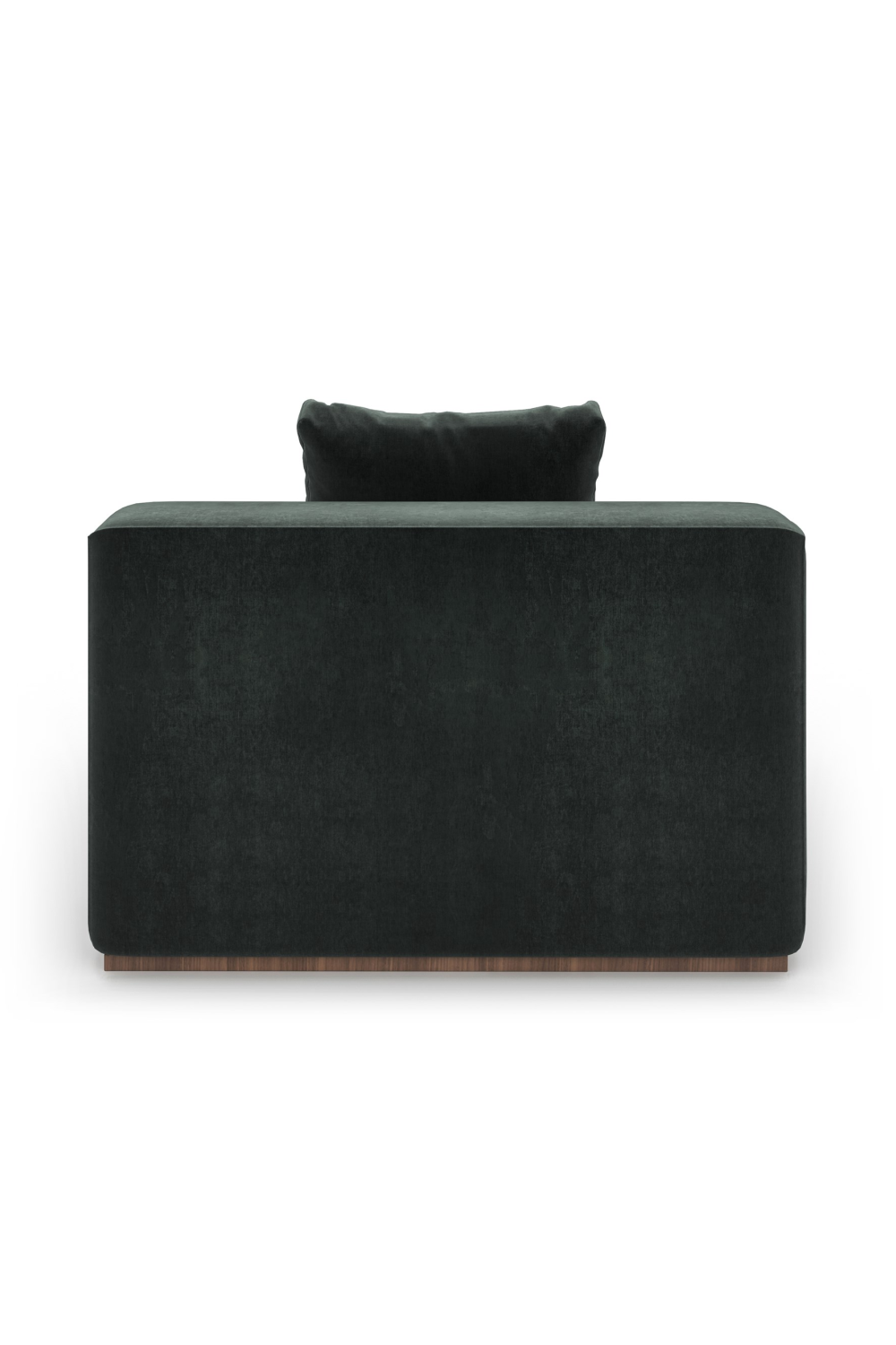 Czarna tapicerowana sofa modułowa | Caracole Bello | Caracole.eu.com