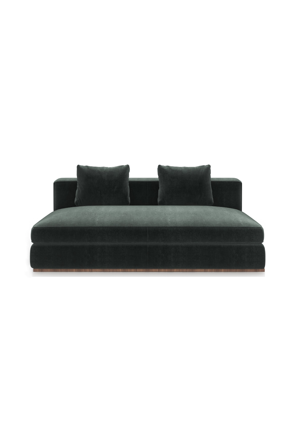 Czarna tapicerowana sofa modułowa | Caracole Bello | Caracole.eu.com