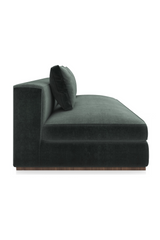 Czarna tapicerowana sofa modułowa | Caracole Bello | Caracole.eu.com
